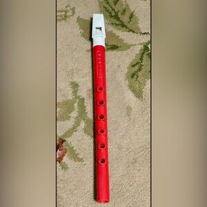 Vintage Dixie Red Plastic Recorder